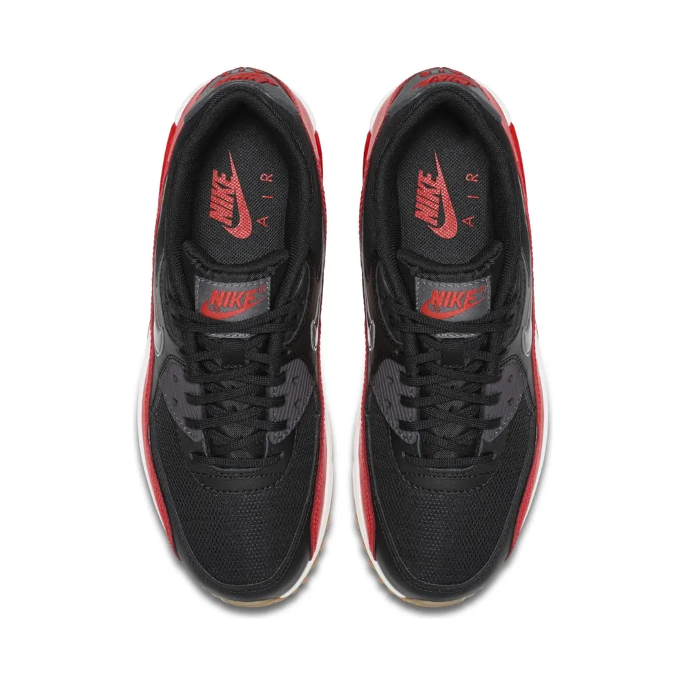 Nike Air Max 90 Crimson Bright (W) Black/Dark Grey/Bright Crimson (616730-025)