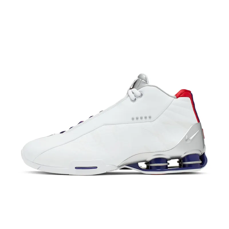 Nike Shox BB4 Toronto Raptors White/Metallic Silver-Court Purple (CD9335-100)