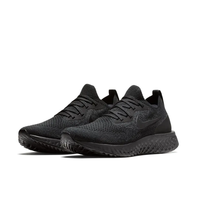 Nike Epic React Flyknit Triple Black (W) Black/Black-Black (AQ0070-003)