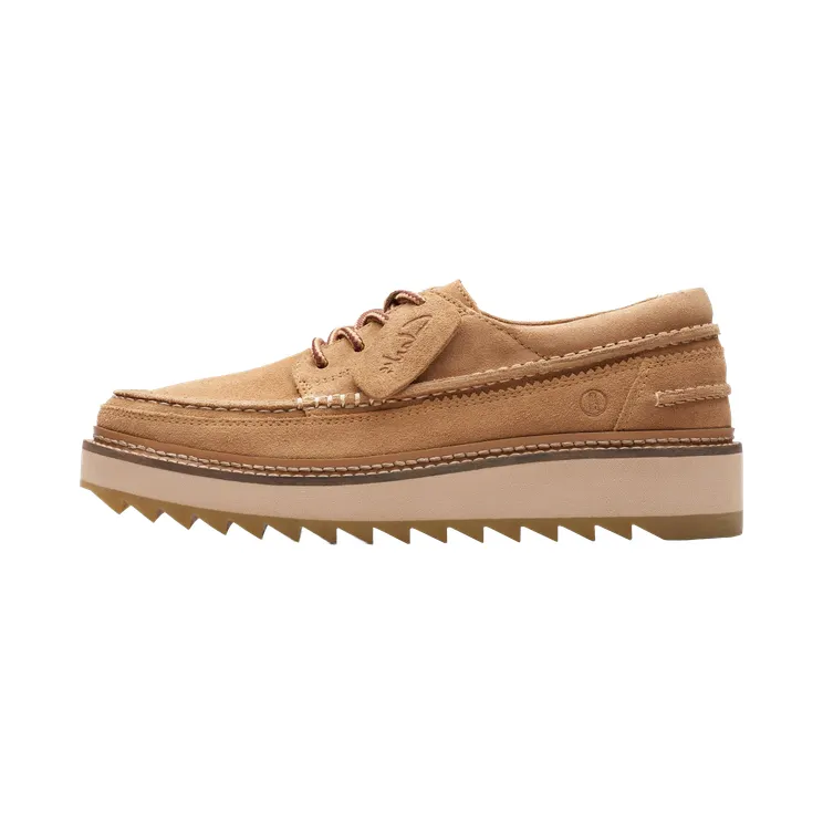 Clarks Clarkhill Lace “Light Tan Suede” (26176113)