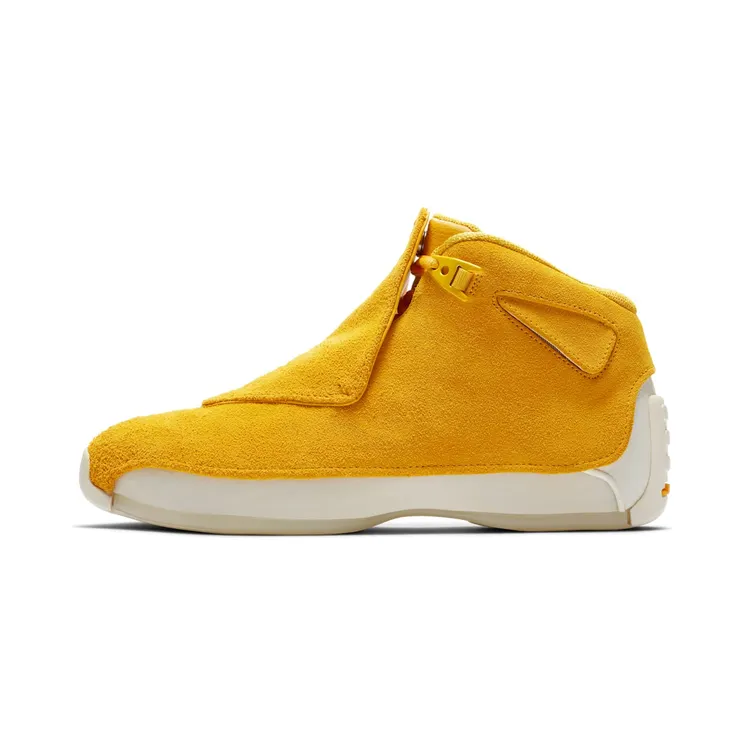 Jordan 18 Retro “Yellow Ochre / Sail” (AA2494-701)