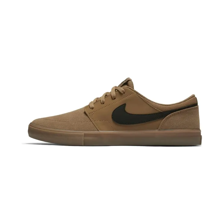Nike Sb Portmore Ii Solar “Golden Beige / Gum Light Brown / White / Black” (880266-209)