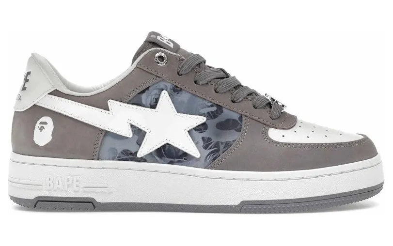 A Bathing Ape Bape Sta #2 Gray Roses (1K80191302-GRY)