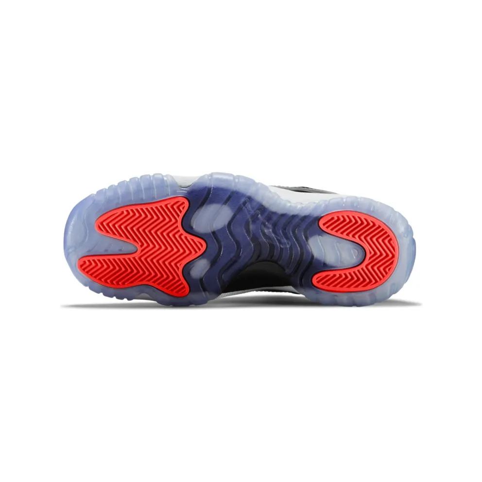 Jordan 11 Retro Low Infrared 23 (GS) Black/Infrared 23-Pure Platnium (528896-023)