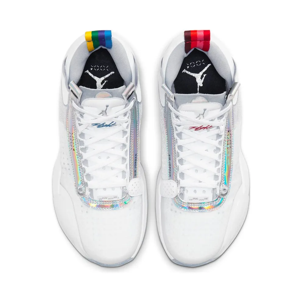 Jordan XXXIV White Metallic Silver (GS) White/Metallic Silver-White (BQ3384-101)