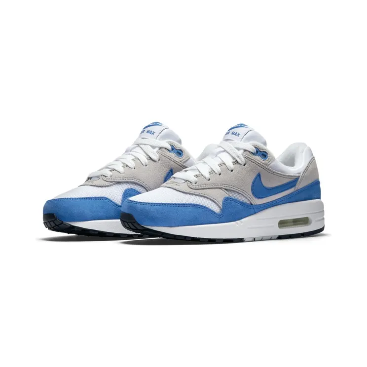 Nike Air Max 1 White Sport Royal (GS) (2015) (555766-147)