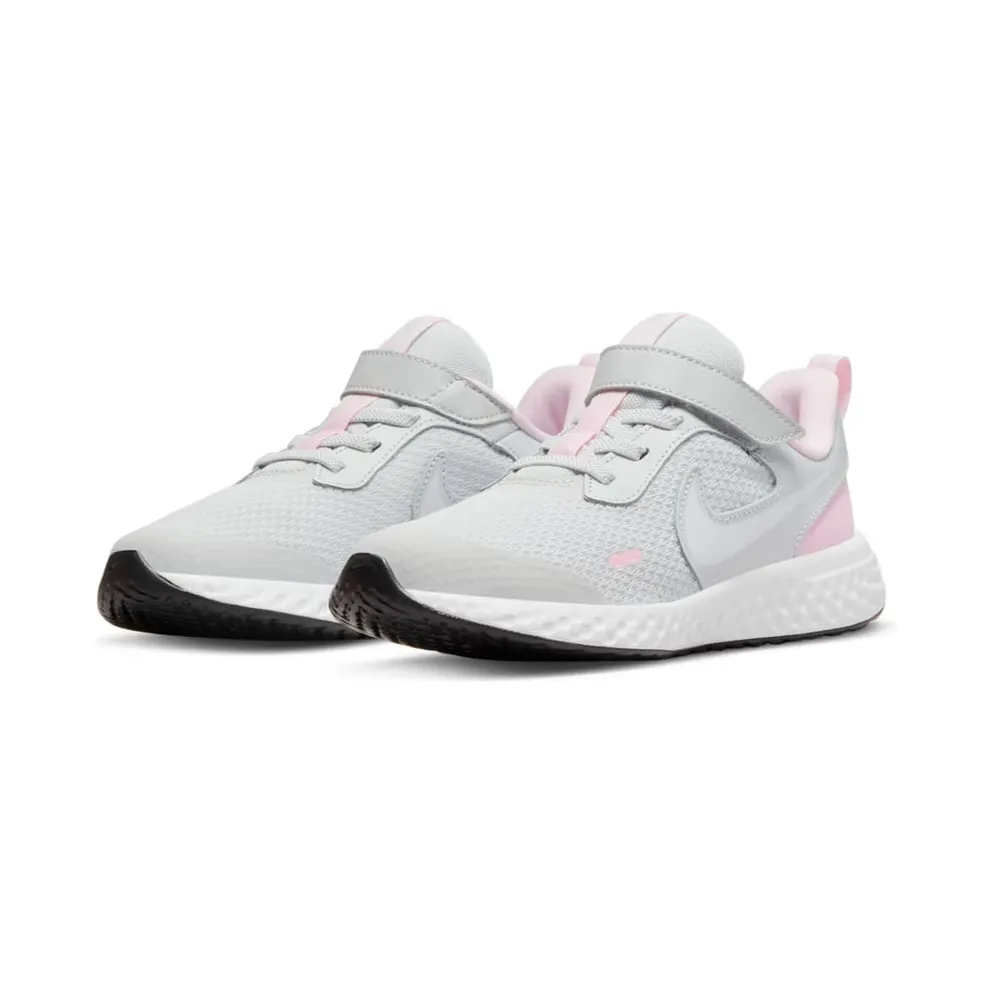 Nike Revolution 5 Grey “Photon Dust / Pink Foam / White” (BQ5672-021)