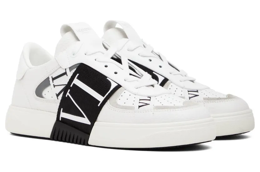 Valentino Garavani White & Gray VL7N Low-Top Sneakers (1Y2S0C58WRQ) (4)