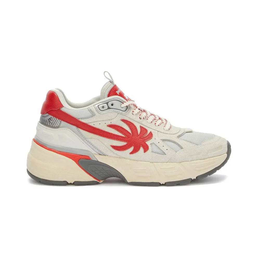 Palm Angels The Palm Runner Beige Red (PMIA098R24LEA0016125)