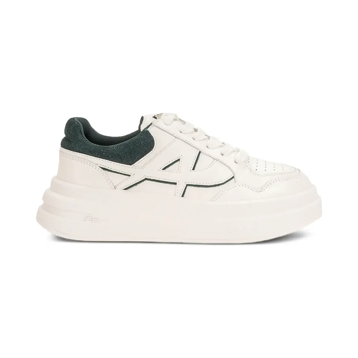 Ash Sneakers met vetersluiting – Beige (ICONE04)