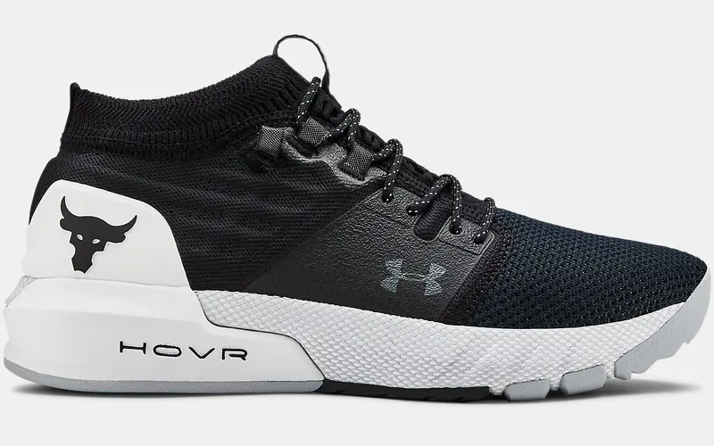 Under Armour Project Rock 2 Black White (W) Black/White-Black (3022398-001)