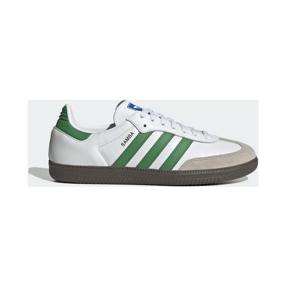 adidas Samba OG White / Green / Gum 5 (IG1024)