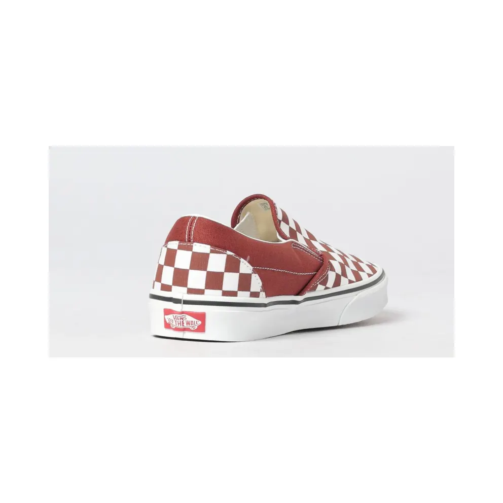Vans Classic Slip-On Cotton with Brown Checkered Print Brown (VN000DAHFSB1)