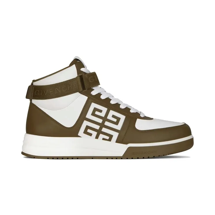 Givenchy G4 High Khaki White (BH008UH1GM 314)