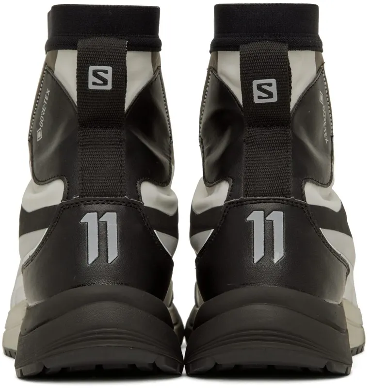 11 by Boris Bidjan Saberi Black & White Salomon Edition Gore-Tex Bamba 2 High (11xS 67)