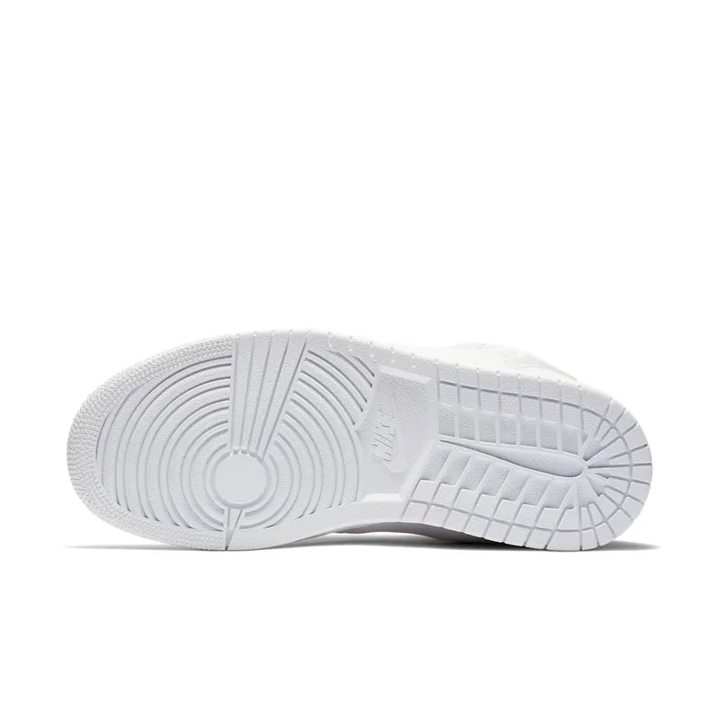 Jordan 1 Retro High Zip White (W) White/White-University Red (AQ3742-116)