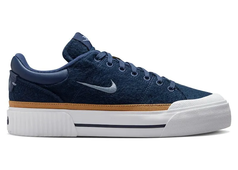Nike Court Legacy Lift Midnight Navy Flax White (FZ2606-400)