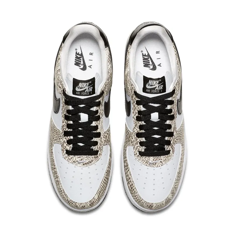 Nike Air Force 1 Low Retro Cocoa Snake (2018) True White/Black-Cocoa (845053-104)