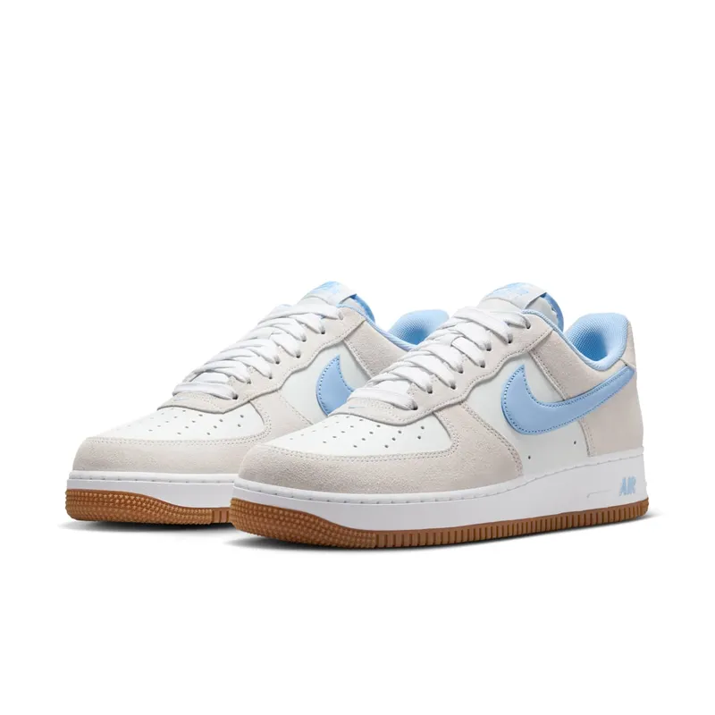 Nike Air Force 1 Low ’07 LV8 “Photon Dust White Gum Medium Brown Psychic Blue” (IB6388-002)