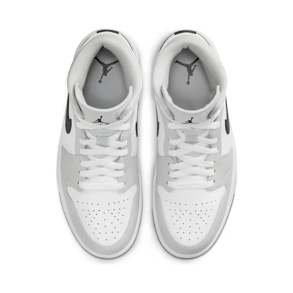 Air Jordan 1 Mid Light Smoke Grey – “White / Light Smoke Grey” (BQ6472-015)
