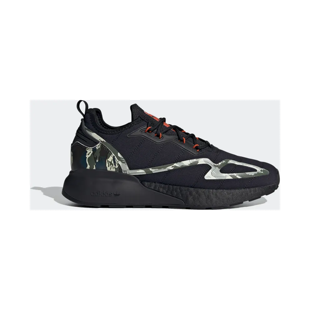 adidas ZX 2K Boost Core Black / Core Black / Collegiate Orange (GW2328)