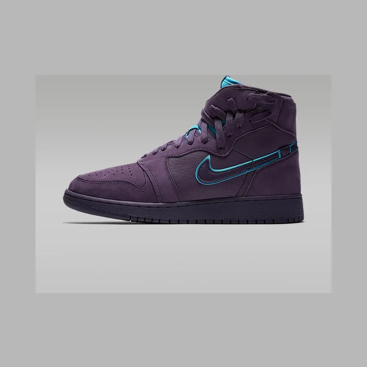 Jordan 1 Rebel XX Purple “Dark Raisin / Rapid Teal / White” (AR5599-500)