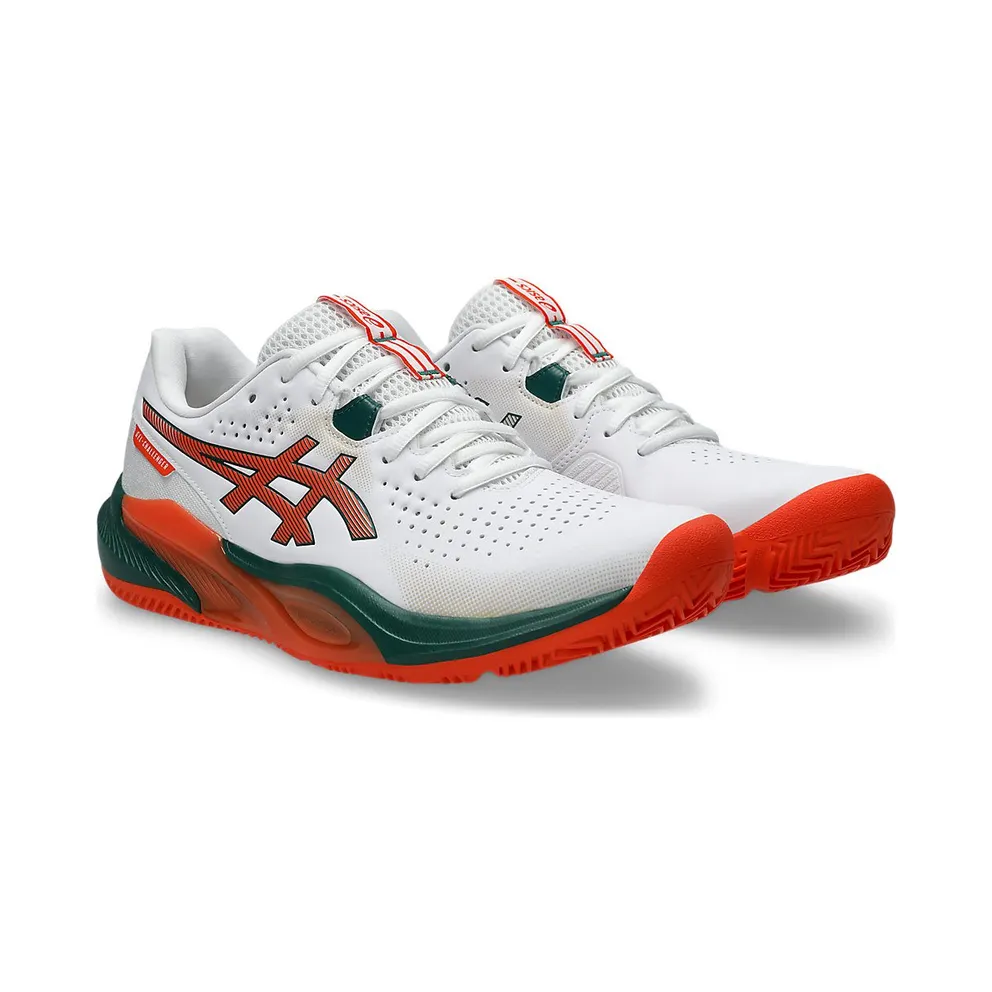 ASICS GEL-CHALLENGER 15 PADEL “White / Energy Orange” (1041A511-102)