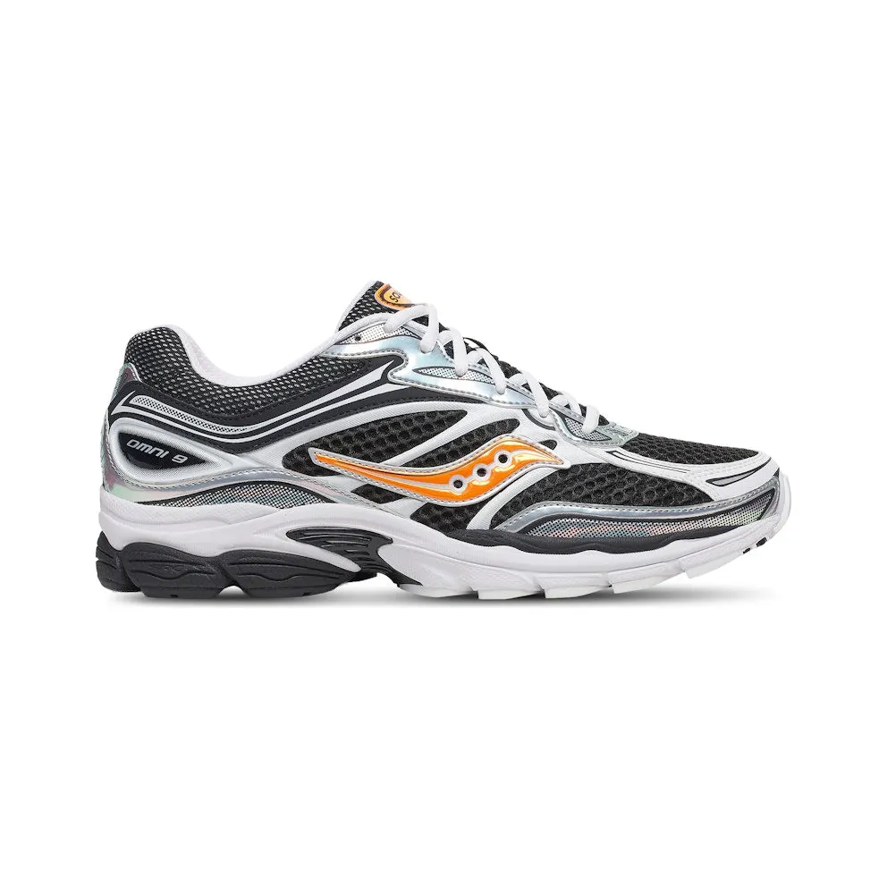 Saucony ProGrid Omni 9 Speed Shades White Black Orange (S71057-2)