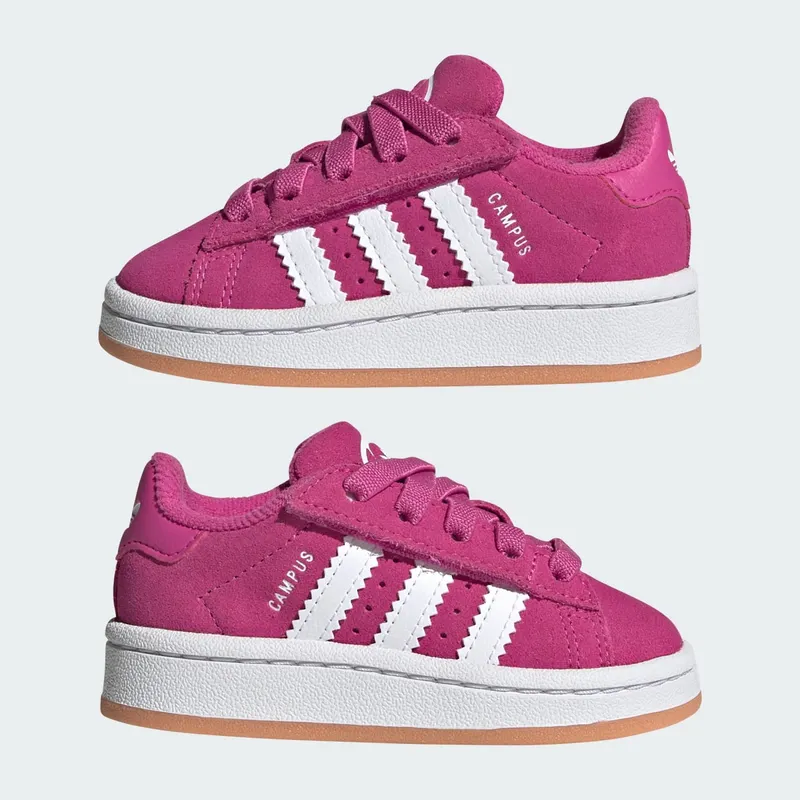 Adidas Campus 00s Comfort Closure with Elastische Veters Semi Lucid Fuchsia / Cloud White / Gum (JS3853)