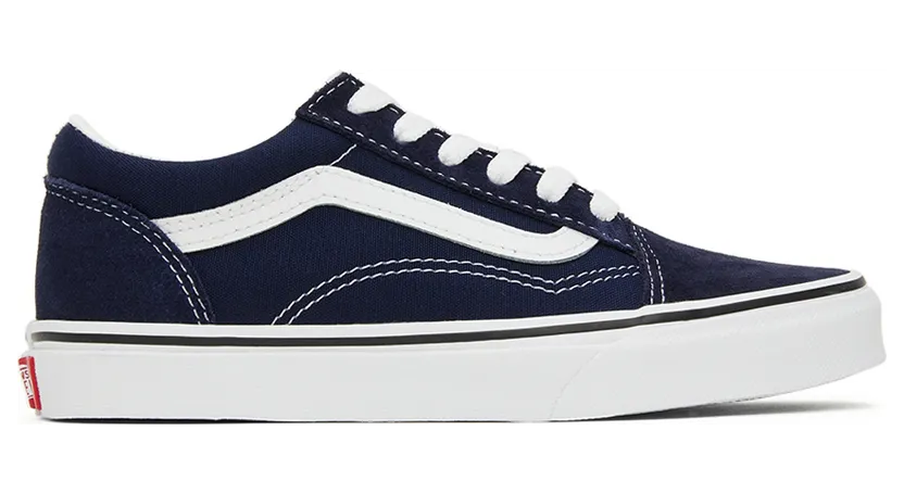 Vans Kids Navy Old Skool Little Kids Sneakers (VN0A7Q5F4W61)