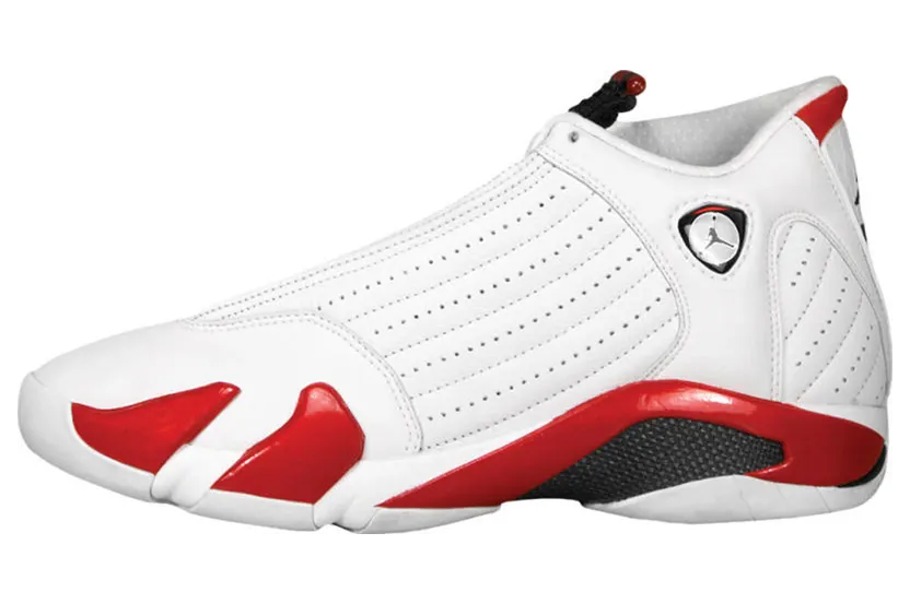 Air Jordan 14 Retro ‘Candy Cane’ 2006 White/Black/Varsity Red (311832-101)