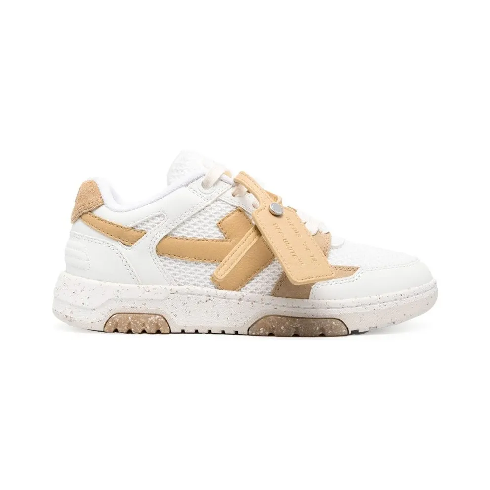 OFF-WHITE Out Of Office Low Slim White Beige (OWIA276S23LEA0010161)
