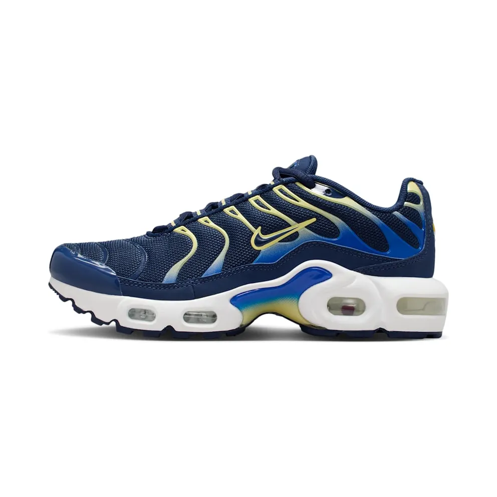 Nike Air Max Plus “Midnight Navy / Soft Yellow / Hyper Royal” (CD0609-412)