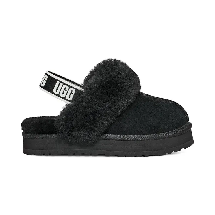 UGG Funkette Slipper Black (1130395K-BLK)