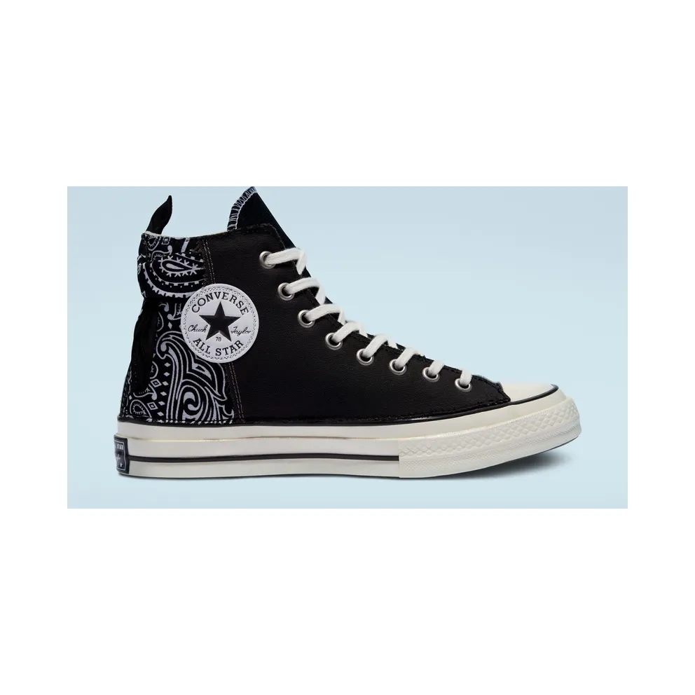 Converse Paisley Print Chuck 70 Black Paisley Patchwork (172906C)
