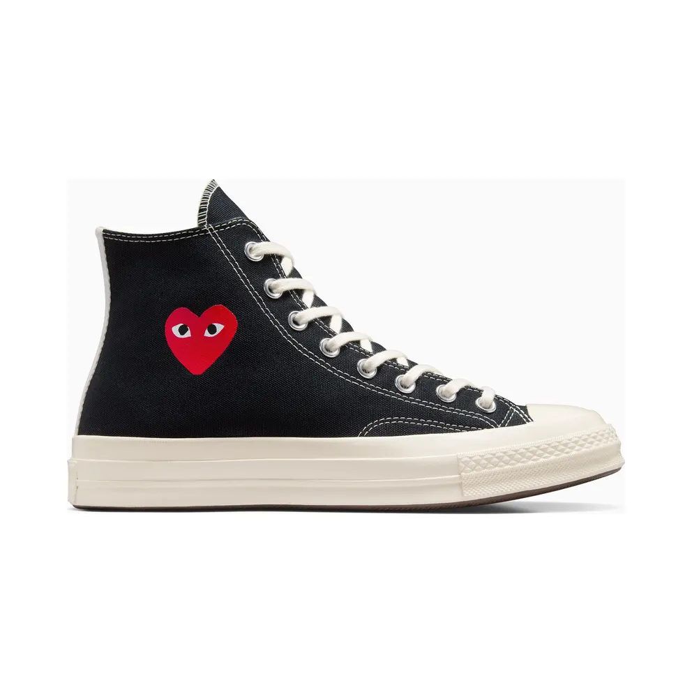 Converse Converse x PLAY Comme des Garçons Single Heart Chuck 70 Black, Red Black/ Red/ White (A08801C)
