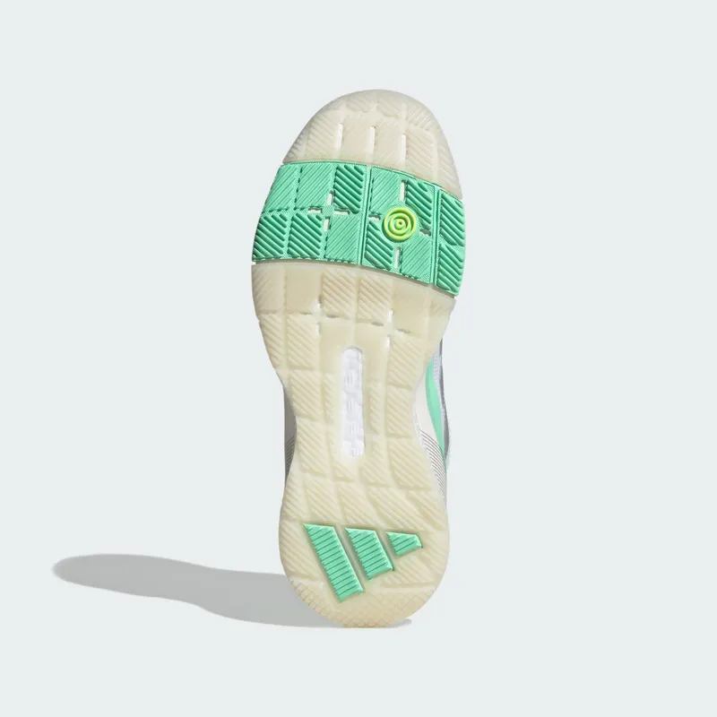 Adidas Crazyquick BOOST Padelschoenen Green / Silver Metallic / Pulse Mint (KI3589)