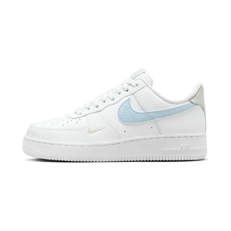 Nike Air Force 1 Low White Light Armory Blue Mini Swoosh (HF0022-100)