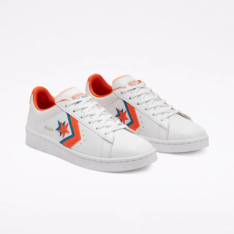 Converse Pro Leather Low ‘Sunblocked – Bold Mandarin’ White/Bold Mandarin (167853C)