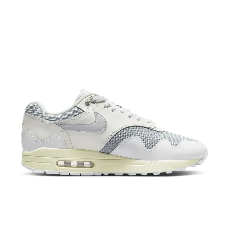 Nike Air Max 1 x Patta White/Metallic Silver/Pure Platinum (DQ0299-100)