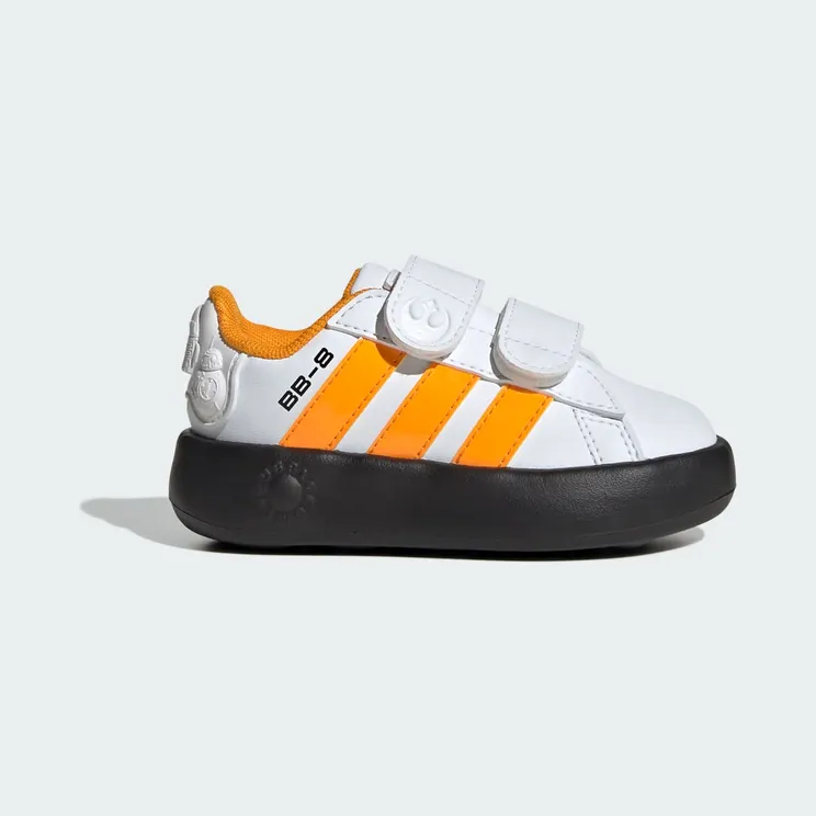 adidas Star Wars Grand Court 2.0 Shoes Infants “Cloud White / Crew Orange / Core Black” (IH1140)