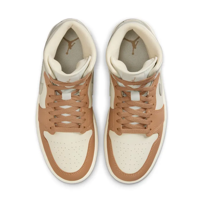 Air Jordan 1 Mid “Pale Ivory Hemp” (BQ6472-118)