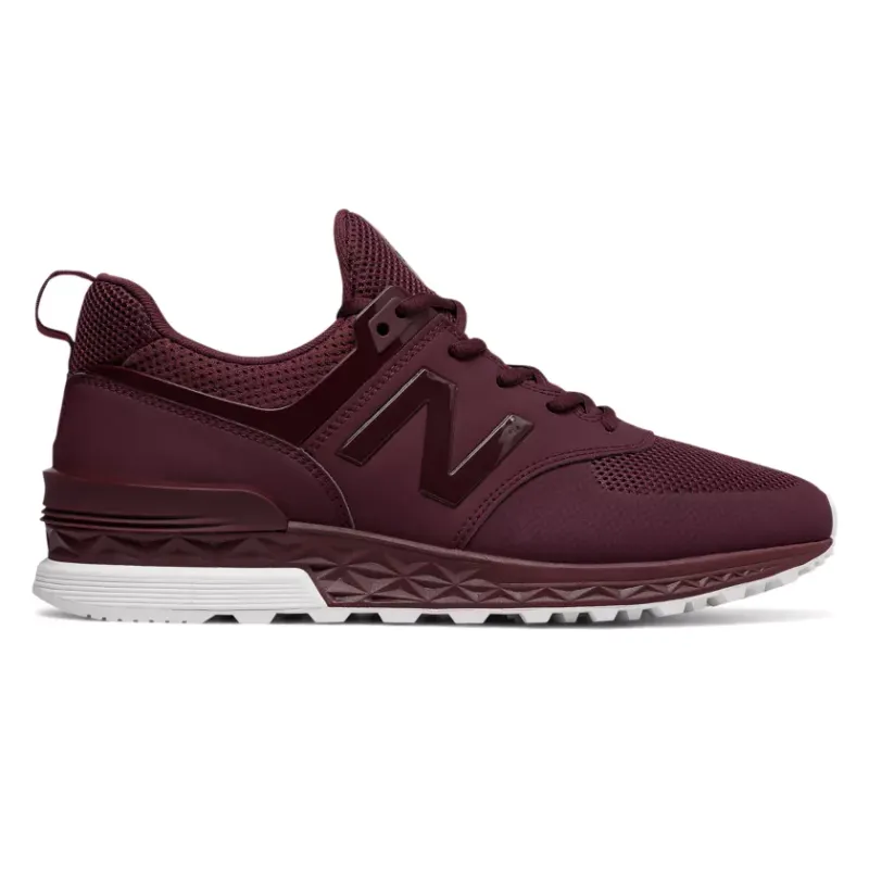 New Balance 574 Sport Maroon Maroon (MS574SBG)