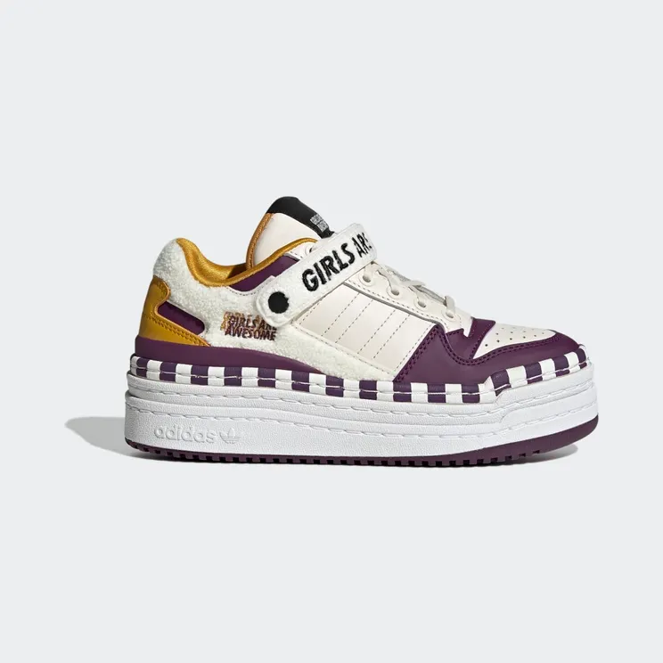 adidas Triple Platforum Lo Girls Are Awesome Chalk White / Chalk White / Purple Beauty (GY2618)