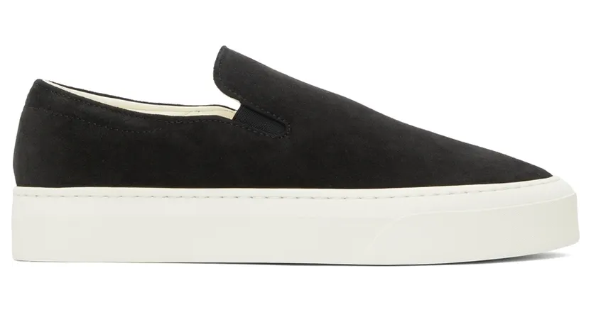 The Row Black Marie H Slip-on Sneakers (F1179-L25)