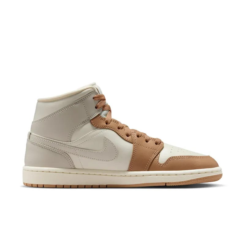 Air Jordan 1 Mid “Pale Ivory Hemp” (BQ6472-118)
