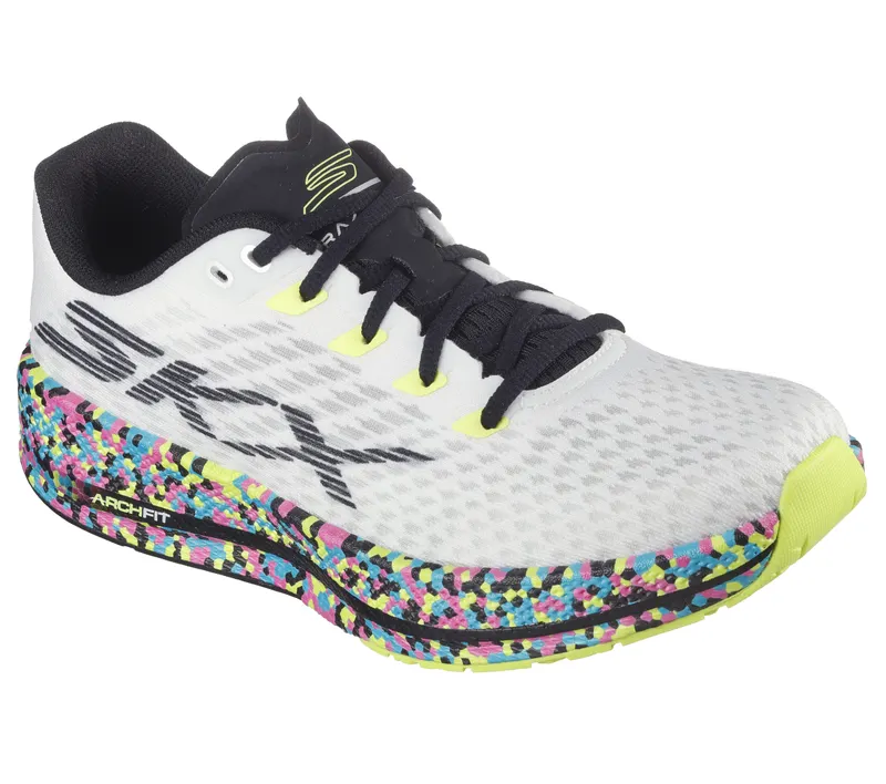 Skechers GO RUN RAZOR 5 – White / Multi – “White” (172090 WMLT)