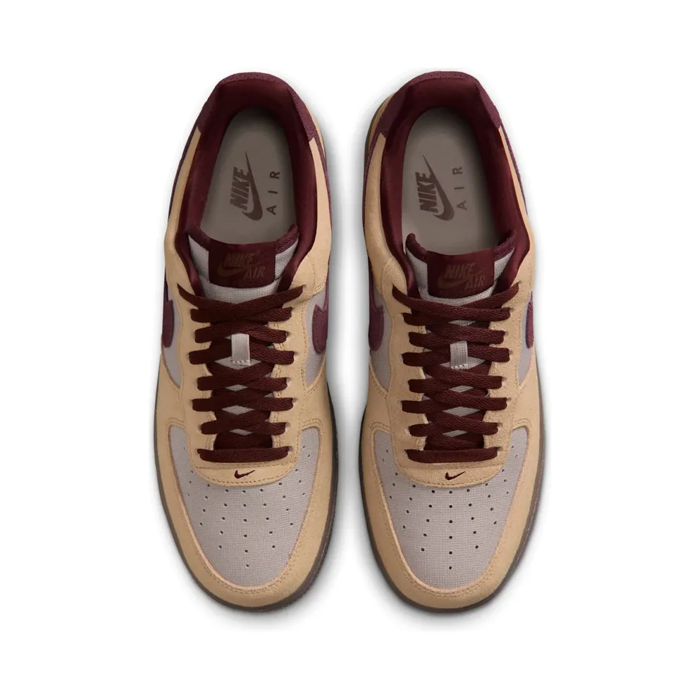 Nike Air Force 1 Low ’07 Premium “Linen Moon Particle Burgundy” (IQ3408-286)