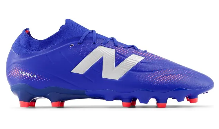 New Balance Tekela Team Low Laced FG V5 Blue Gemstone Energy Red Silver (ST3FMP5)