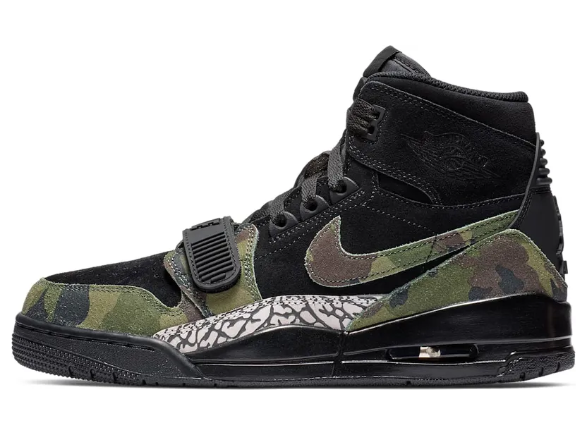 Jordan Legacy 312 Black Camo Green